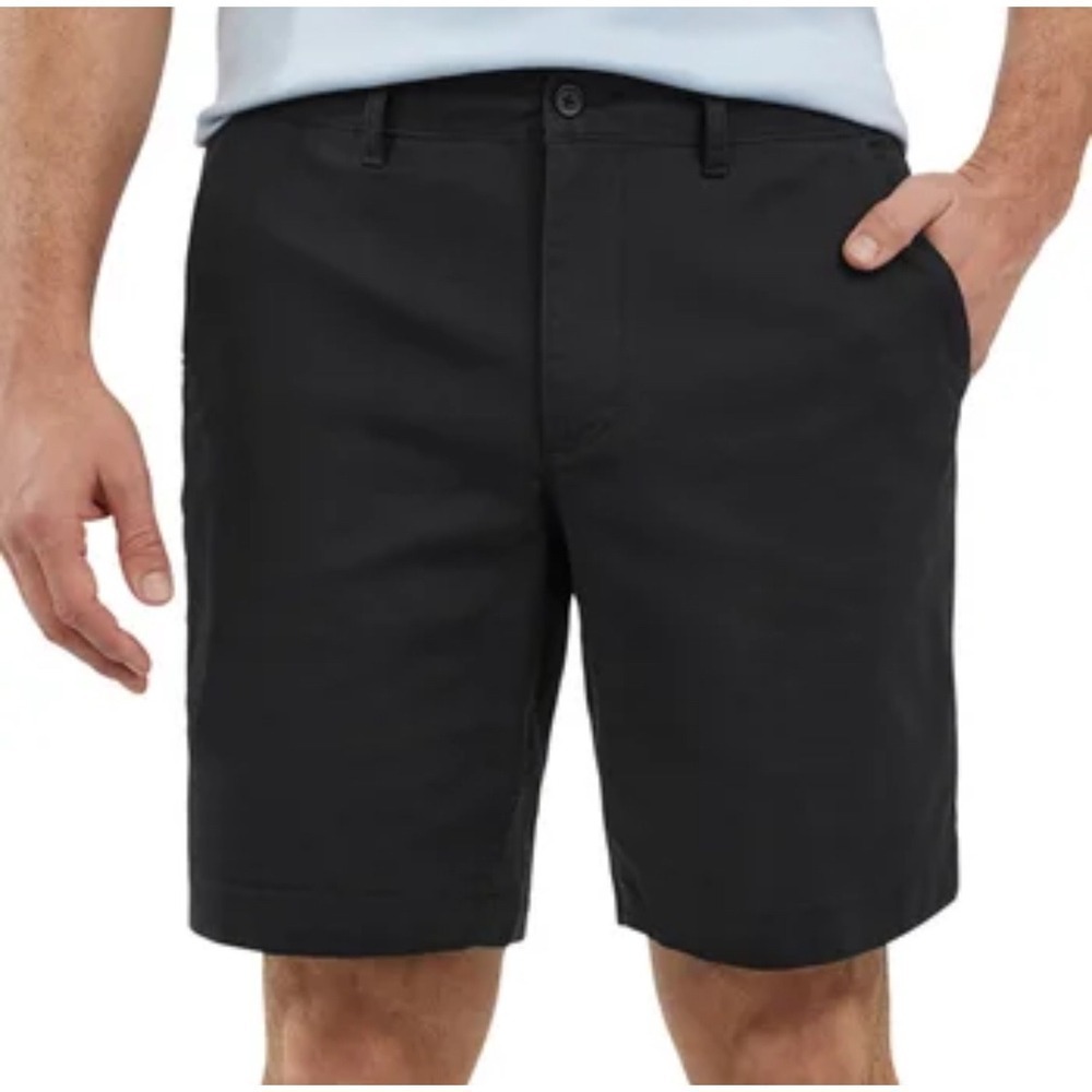 Gerry Men's Black Flat Front Shorts - Casual, Comfortable, Everyday Wear